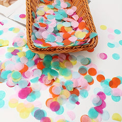 Colorful Round Confetti Pack - Wedding Birthday Christmas Party Decorations