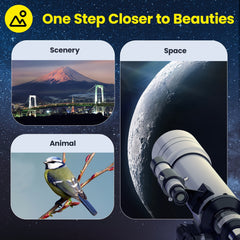 Celestial Explorer Monocular Telescope 20 333x Zoom ABS M