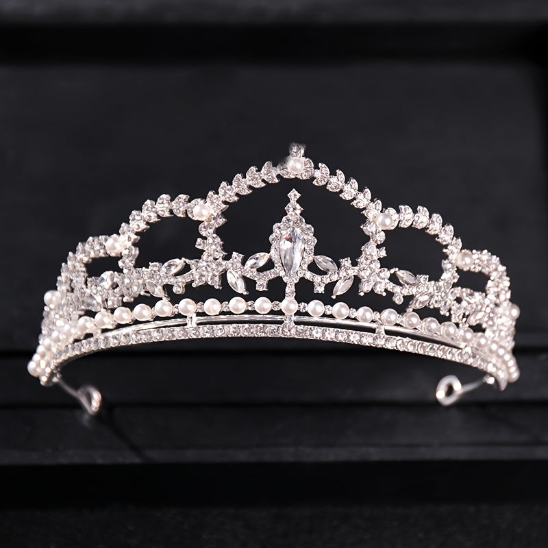 Crystal Bridal Queen Big Crown Wedding Tiara Hair Accessories
