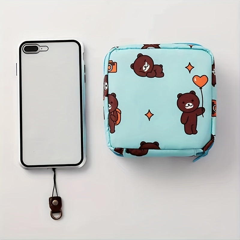 Women Tampon Storage Bag Sanitary Pad Pouch Napkin Cosmetic Organizer