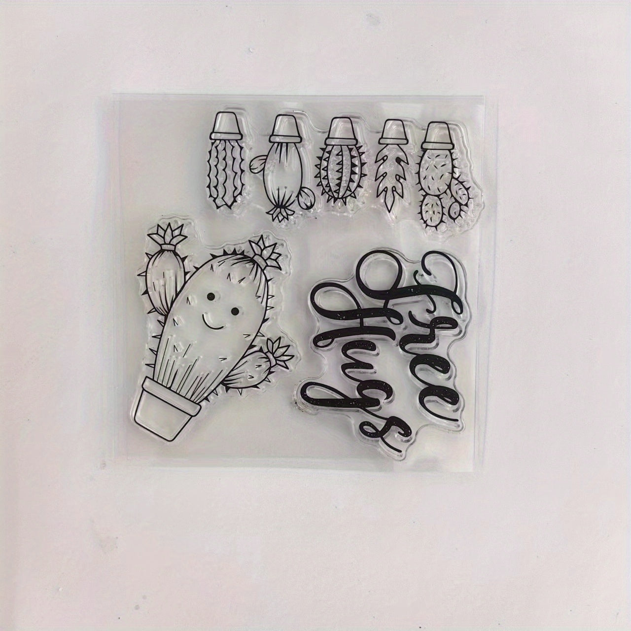 1pc Transparent Stamp DIY Hand Account Scrapbook Bee Happy Stamp