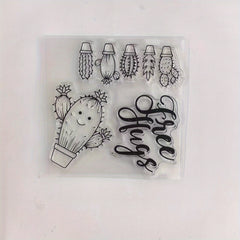 1pc Transparent Stamp DIY Hand Account Scrapbook Bee Happy Stamp
