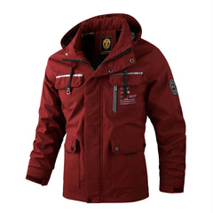 Men's Letter Print Baseball Jacket Outdoor Sports Jacket