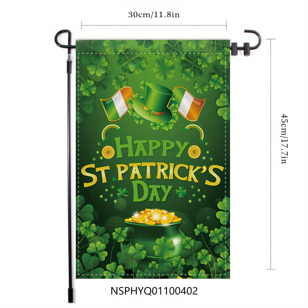 St Patrick's Garden Flag Yard Holiday Flag Welcome Garden Flag