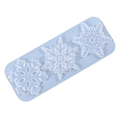 Winter Snowflake Resin Casting Mold Christmas Pendants