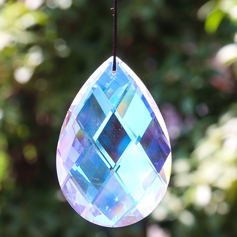 76MM AB Grid Crystal Suncatcher Pendant