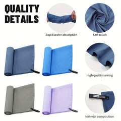 Quick Drying Microfiber Towel with Mesh Bag - Soft & Portable for RV Bathroom