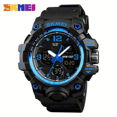Unisex Sporty Military Digital Watch Multifunction Waterproof LED Display