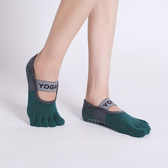 Breathable Anti Slip Yoga Socks for Women Comfortable Five Finger
