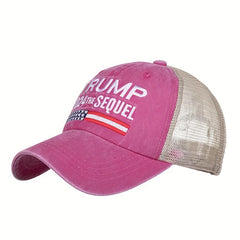 Embroidered Letter Baseball Cap Snapback Hat Sun Hat Mesh Hat