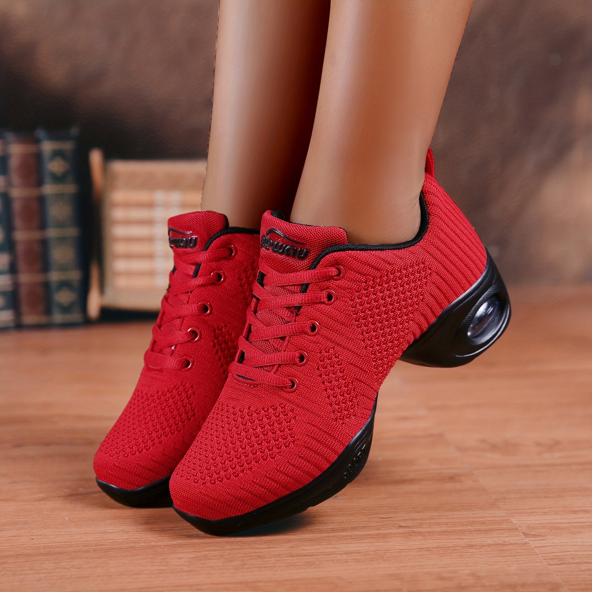 Women's Indoor Air Cushion Jazz Dance Shoes Split Sole Sneakers
