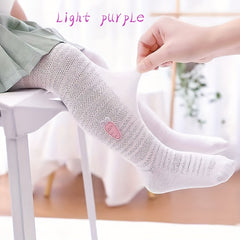 Girls Carrot Anti Mosquito Mesh Leggings Breathable Comfortable Socks For Kids