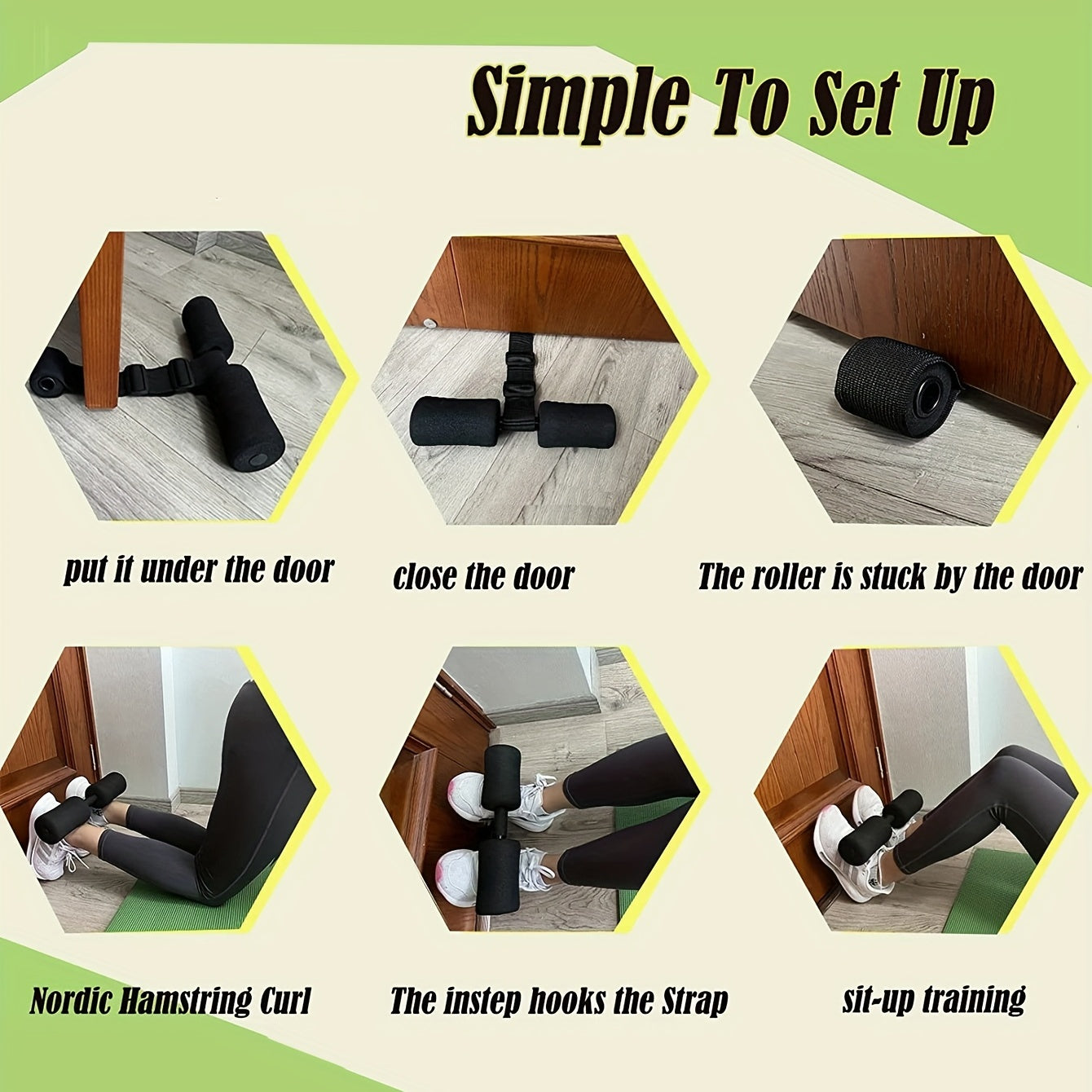 Adjustable Indoor Sit up Aid for Home Workouts