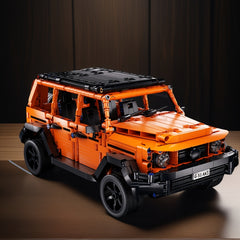 Stylish Orange Off Road Vehicle Building Block Set