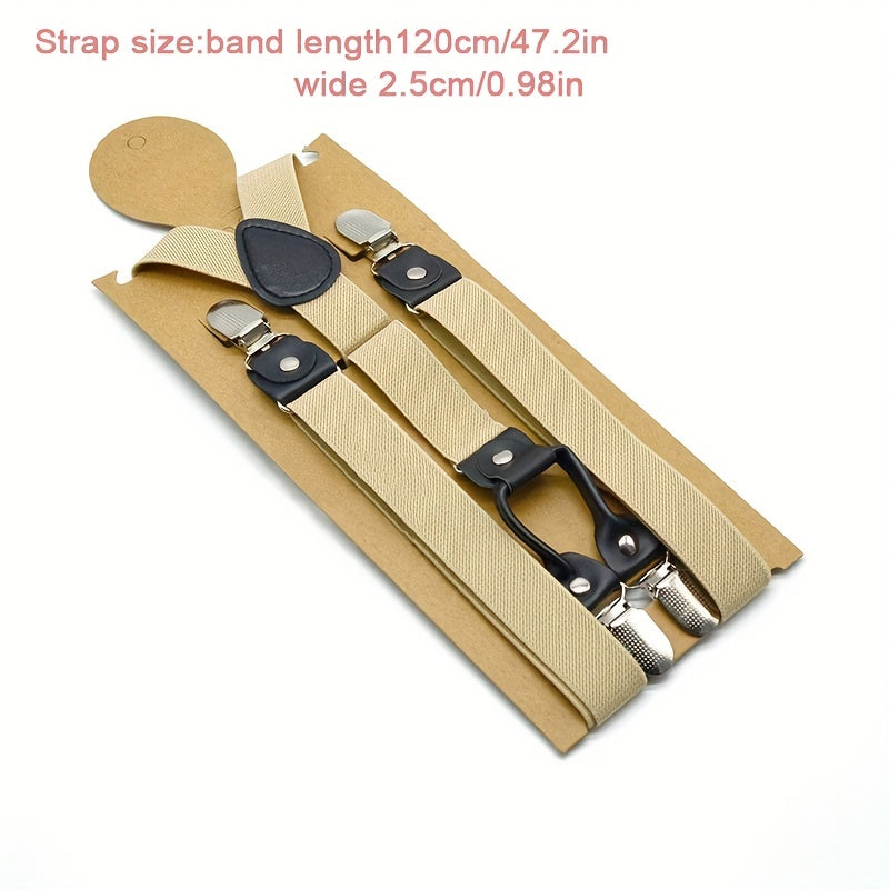 Solid Non-slip Suspenders Belt Casual Adult Unisex Strap