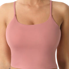 Pink Yoga Fitness Sports Tank Top Women's Activewear