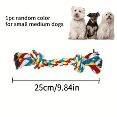 1pc Dog Toy Molar Bite Rope Knot Chew Toy