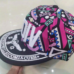 Classic Style Unisex Hip Hop Hat Couple Flat Brim Cloth Hip Hop Cap