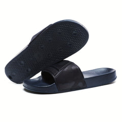 Men's Camo Slip On Platform Slides Comfort Slippers