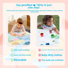 Magic Water Canvas Kids' Toy with Sea Creatures & Colorful Designs