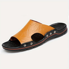 Men's Vintage Slip On Leather Sandals