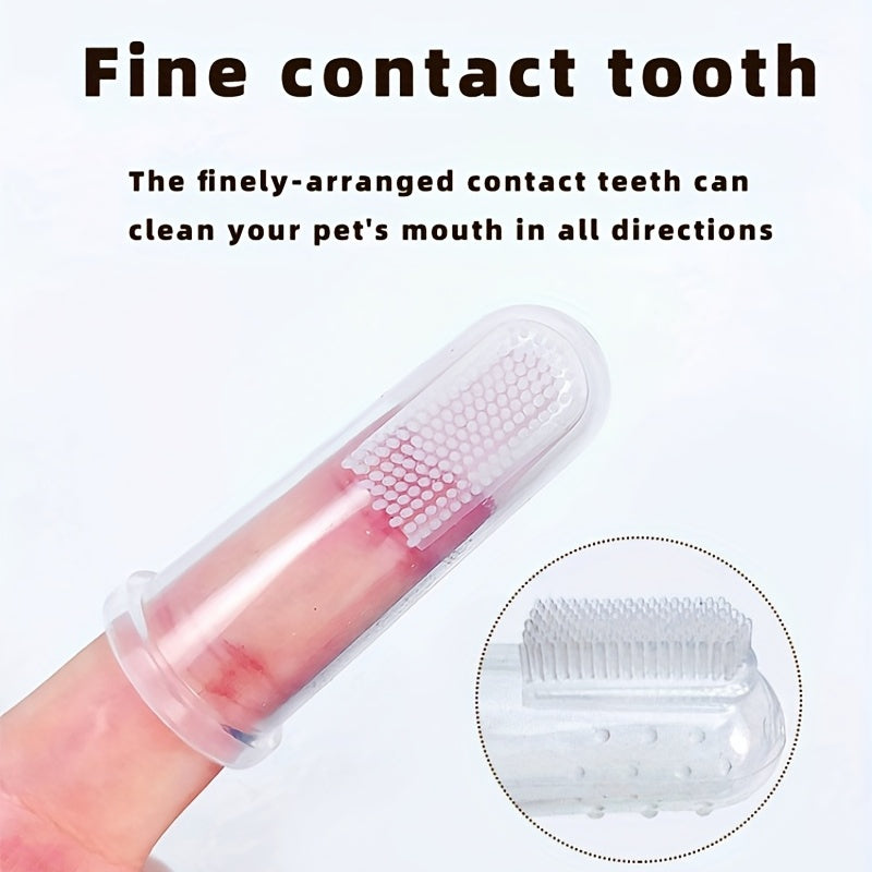 Soft Finger Toothbrush for Dogs - Promotes Oral Health