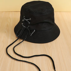 Kpop Drawstring Bucket Hat for Women & Men