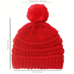 Newborn Infant Pom Knit Beanie Hat 0-2 Year