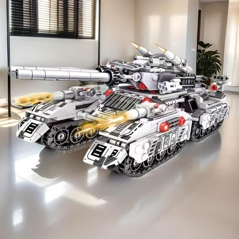 Tank Building Block Set 8 in 1 Battle Model Military Hobby Collection