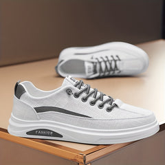 Men's Lace up Sneakers Casual Walking Shoes Comfortable