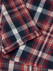 Men's Plaid Button Up Casual Long Sleeve Shirt