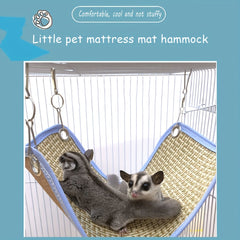Rattan Hammock Bed for Small Animals with Sturdy Hook