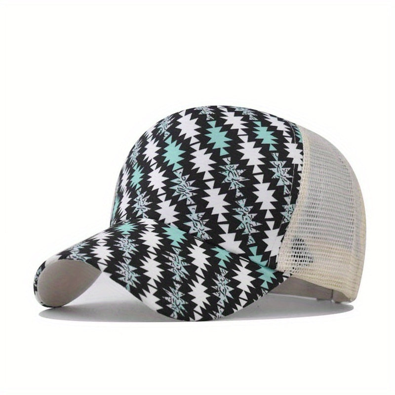 Mesh Baseball Cap Breathable Sun Hat Golf Sports Trucker Cap Dad Hat