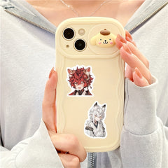 54pcs Beast Ear Youth Stickers for Mobile Phone Case Luggage Notebook Waterproof