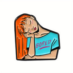 Sleeping Girl Jewelry Brooch Versatile Beauty Styling Decoration Gift