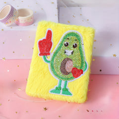 Avocado Cartoon Notebook - Creative Diary for Girls