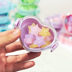 Candy Colored Cartoon Erasers 12pcs Per Box Jelly Colored Stationery