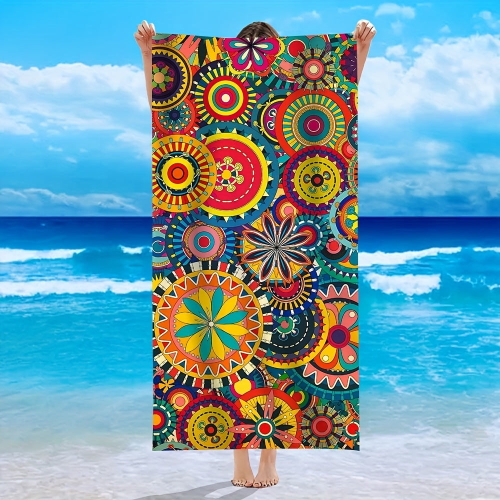 Microfiber Beach Towel Digital Print Picnic Mat