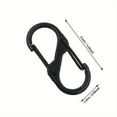 10pcs S-shaped Keychain Buckle for Outdoor Activities