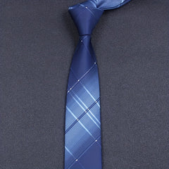 Men's Shark Tie with Stripes Paisley Pattern