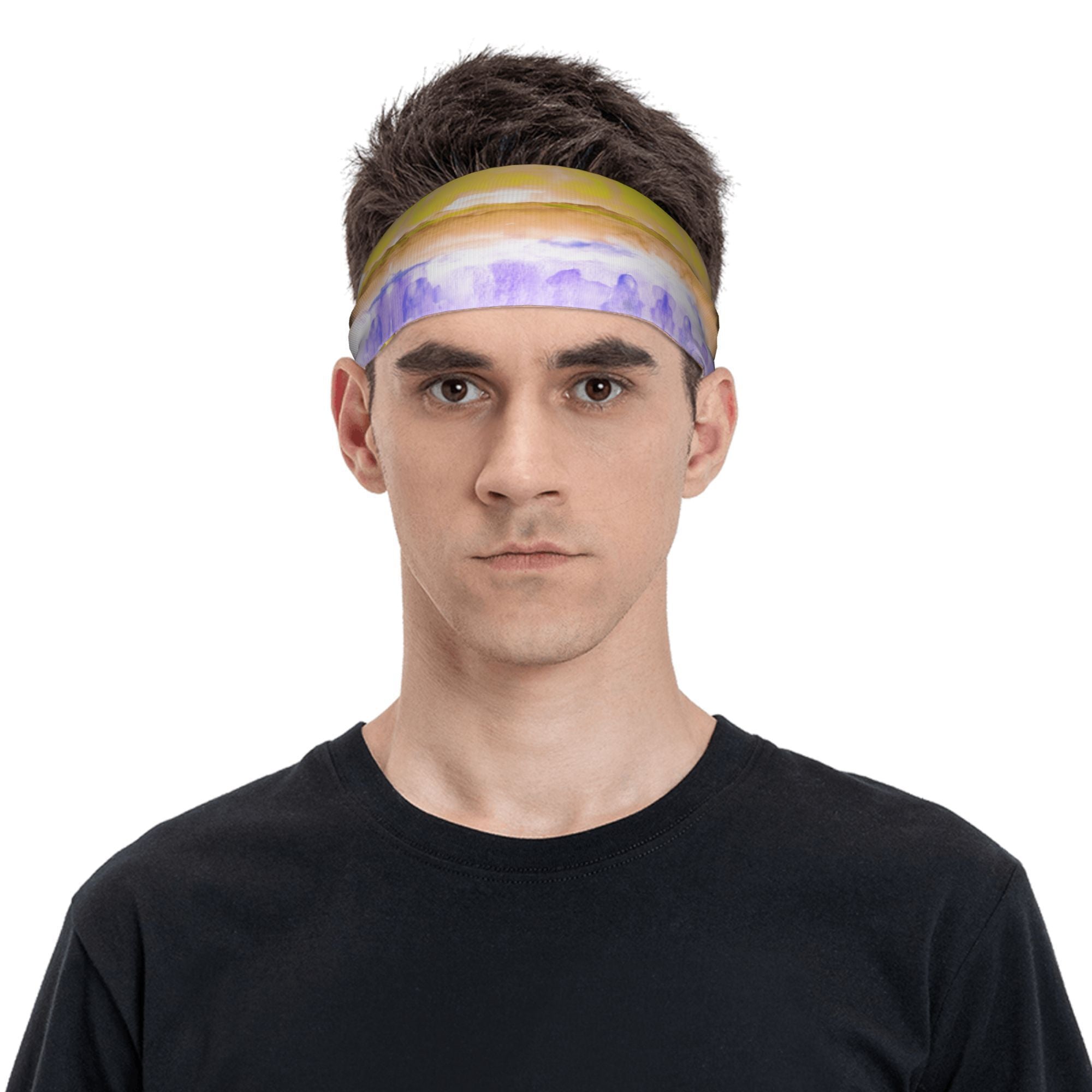 Vibrant Tie Dye Headband for Sports & Casual Outfits