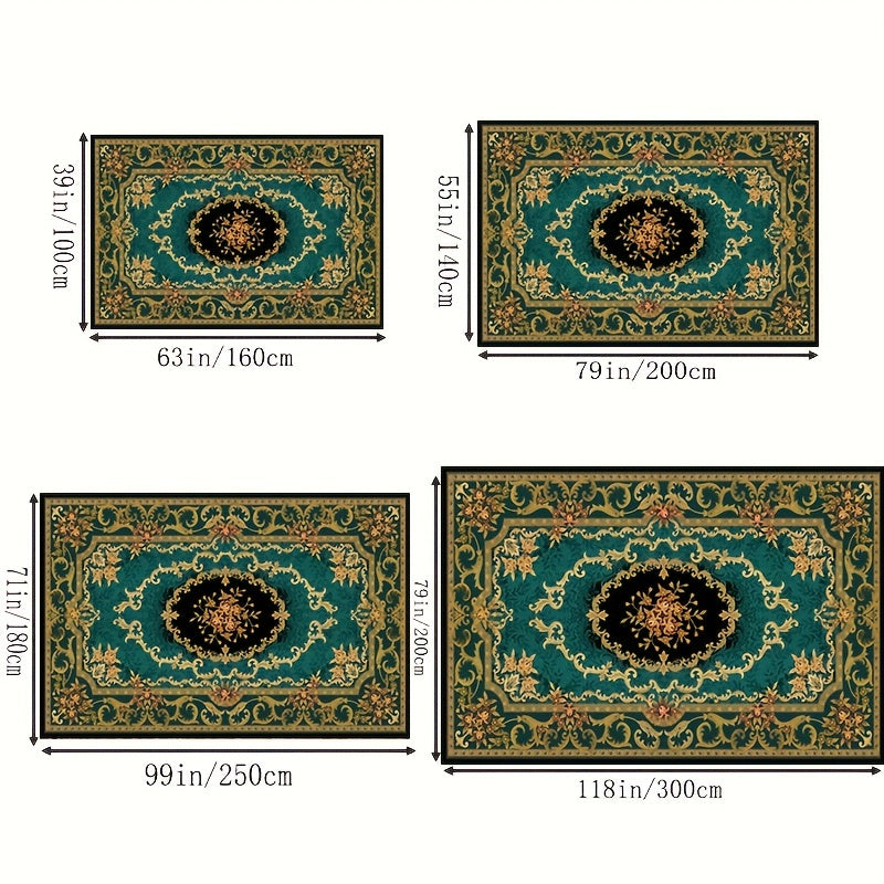 Boho Anti Fatigue Kitchen Rugs Vintage Absorbent Non Slip Carpet Mats Floor Mat