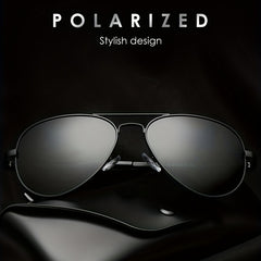 Men's Aviator Sunglasses Anti Glare UV Resistant