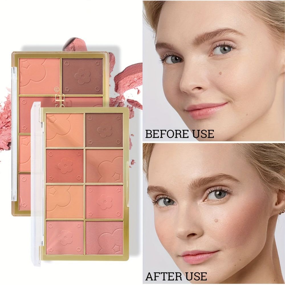 Matte 8 Blush Palette Sweatproof Long-lasting Makeup