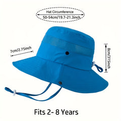 Fisherman Hat Wide Brim Sun Protection Bucket Hat