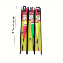 Tied Fishing Line Gold Sleeve Fish Hook Line Bobber Set 5 7