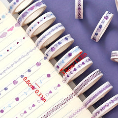 10 Rolls Colorful Washi Tape Set Decorative Stickers
