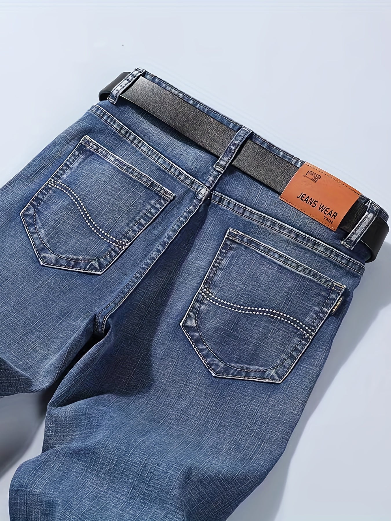 Men's Stretch Straight Leg Jeans
