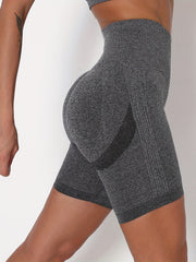 High Waist Seamless Yoga Shorts Slim Fit Butt Lifting Activewear
