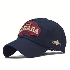 Canadian Embroidered Baseball Cap for Men Women
